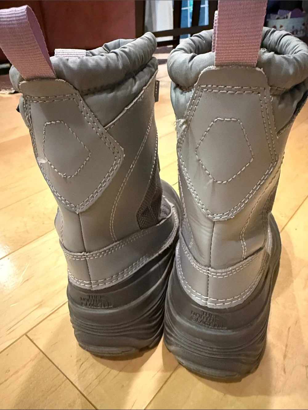 The North Face Kids Gray & Purple Insulated Snow Boot